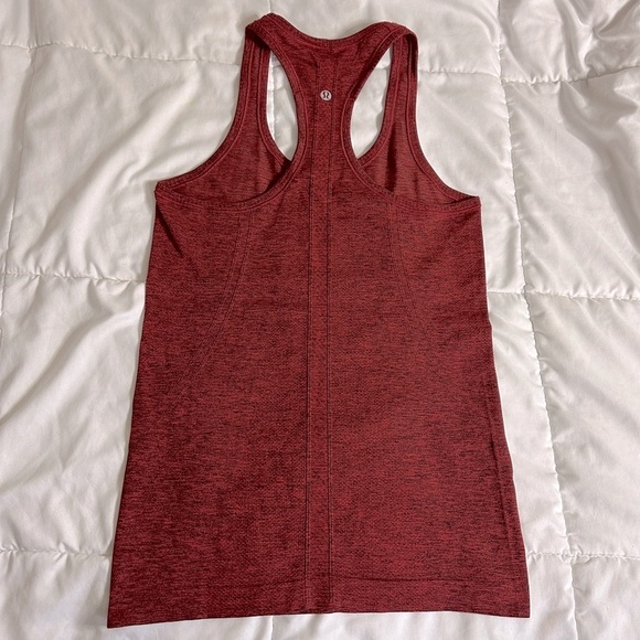 LULULEMON Swiftly Tech Racerback 2.0 in Cassis Chianti Sz. 6 - Picture 8 of 10